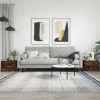 Gossi mese de cafea 2 buc. stejar fumuriu 50x46x35 cm lemn compozit