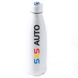 Termos Sport Alb 700ml, Otel Inoxidabil, Izolat, BPA Free, Portabil, Fitness, Calatorii