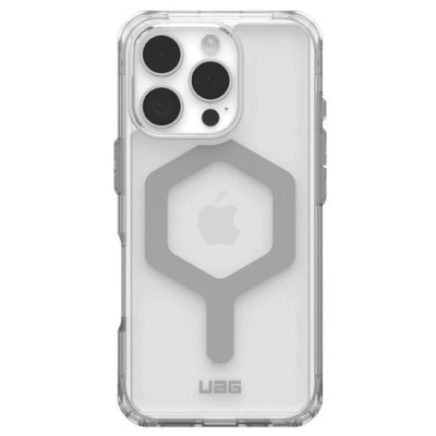 Husa pentru iPhone 16 Pro Max - UAG Plyo MagSafe - Ice Silver foto