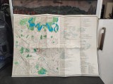 București, Harta Turistică, Zona centrală, și Sectorul Agricol Ilfov, c. 1985, inclusiv Zonă &icirc;n curs de amenajare, Ansamblurile noului Centru..., 086