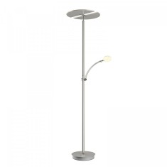 Lampadar Anniki, LED, metal/acril, argintiu, 43 x 180 cm