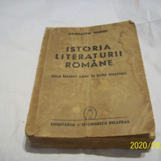 istoria literaturii romane c-tin loghin editia a-x-a revazuta 1941