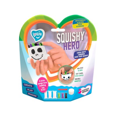 Set air clay cu argila usoara pentru modelaj lovin - 6 culori - squishy hero - scary ghost foto