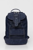 Desigual rucsac denim BINDELLA K culoarea bleumarin, mare, uni, 25WAKD06