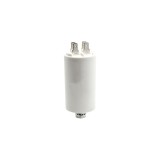 Condensator Pornire Motor elSales ELS-CBB60-P22, Putere 22 uf, Tensiune 450 V, 4 Pini, Forma Cilindru, Alb
