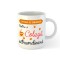 Cana alba personalizata Cafeaua de dimineata pentru o Colega extraordinara, INOVATIX&reg;. 330ml