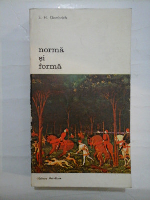 NORMA SI FORMA * Studii despre arta renasterii - E.H. Gombrich foto