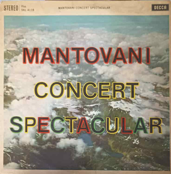 Disc vinil, LP. Concert Spectacular-MANTOVANI