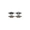 Placute frana MAZDA 2 DY BREMBO P24055