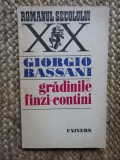GRADINILE FINZI-CONTINI-GIORGIO BASSANI