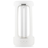 Cumpara ieftin Lampa germicida cu lumina UV Zass, 20 W, rata de sterilizare 99.99%, Alb