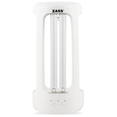 Lampa germicida cu lumina UV Zass, 20 W, rata de sterilizare 99.99%, Alb foto