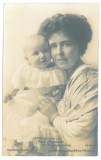 3148 - Regina MARIA, Queen MARY &amp; Princess ILEANA - old PC. real PHOTO - unused
