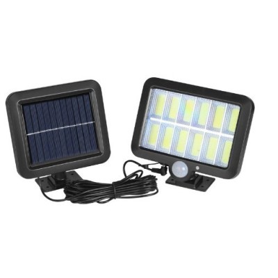 Proiector tip aplica cu incarcare solara, 12 grile, senzor lumina si miscare foto