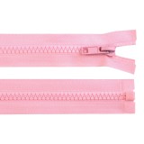 Fermoar plastic detasabil Crisalida, lungime 65 cm, Roz deschis