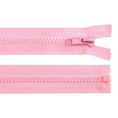 Fermoar plastic detasabil Crisalida, lungime 65 cm, Roz deschis