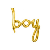 Balon folie boy auriu 63.5x74 cm, Widmann Italia