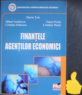 Finantele agentilor economici Oana Preda Mihai Nedelescu Marin Tole foto