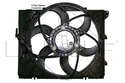 NRF 47209 Ventilator, radiator foto