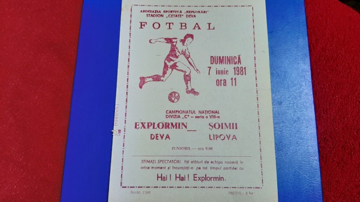 program Explormin Deva - Soimii Lipova
