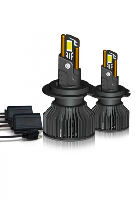 Set 2 becuri LED T55 mini, 180W, Canbus, 23000Lm, 6000K, +400%