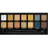 Paleta Farduri Pleoape, W7, 24K Gold Rush, 14 nuante