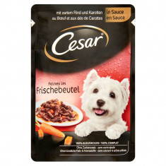 Hrana Umeda pentru Caini Cesar cu Vita si Legume, 100g, Hrana, Hrana pentru Caini, Hrana Umeda pentru Caini, Hrana pentru Caini Cesar, Hrana Caini Ces