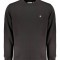 Bluză bărbați, cu mini logo brodat, Regular fit, negru, 2XL