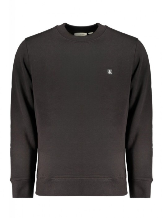 Bluză bărbați, cu mini logo brodat, Regular fit, negru, 2XL