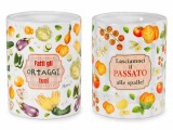 Cumpara ieftin Set 2 borcane ceramica multicolora 10.5x13.5 cm