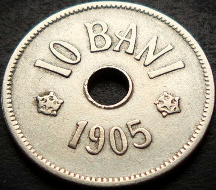 Moneda istorica 10 BANI - ROMANIA, anul 1905 * cod 16 B