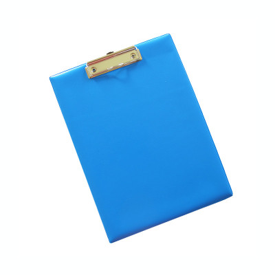 Clipboard simplu A4 PVC albastru deschis foto