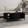 Gossi masuta de cafea, negru, 102x50x40 cm, lemn compozit