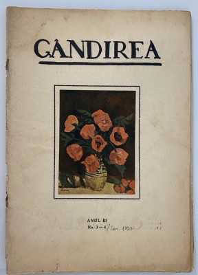revista veche Gandirea 1923 1924 1925 1927 foto