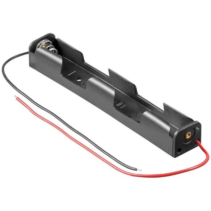 Suport baterii 2x AA R6 cu Capete de cablu libere 11983 Goobay