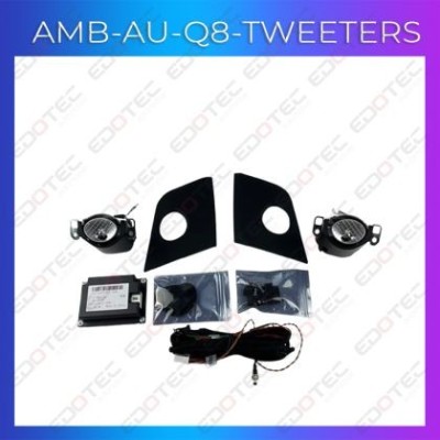 Lumini ambientale Audi Q8 tweetere culori selectabile controlabile din telefon sau din sistemul original AMB-AU-Q8-TWEETERS CarStore Technology foto