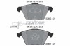 TEXTAR 2395001 Q+ set placute frana,frana disc