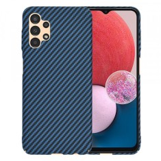 Husa pentru Samsung Galaxy A13 A135, Techsuit, Carbonite FiberShell, Turcoaz foto