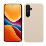 Husa Kwmobile pentru Samsung Galaxy A55, Crem, Silicon, KWM000021ME006C, Carcasa