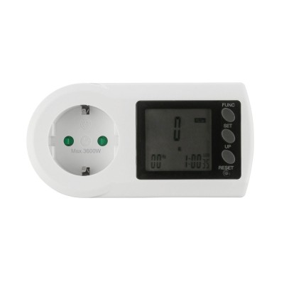 Priza programabila Lexman, digitala, contor, 3600 W foto