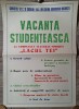 Afis vacanta studenteasca la complexul cultural-sportiv Lacul Tei