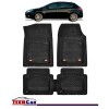 Covorașe Auto TeamCar&reg; Tip Tăviță Compatibile Fiat Bravo II (2007&ndash;2014) Negru Cauciuc Rezistent