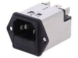 Conector Alimentare AC 10A 250VAC IEC 60320