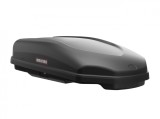 Cutie Portbagaj Auto Menabo Satellite 330 ABS Dark, 330L, 141x77x34cm, Antifurt, Negru Mat