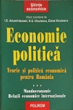 ECONOMIE POLITICA. TEORIE SI POLITICA ECONOMICA PENTRU ROMANIA VOL.3-I.D. ADUMITRACESEI, E. NICULESCU, N.G.-217824