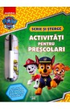 Patrula Catelusilor. Activitati pentru prescolari. Scrie si sterge