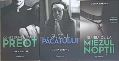 LOT 3 CARTI SIERRA SIMONE: CONFESIUNEA UNUI PREOT, SLUJBA DE LA MIEZUL NOPTI, GUSTUL PACATULUI-SIERRA SIMONE foto