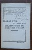 Nicolau Alfred &ndash; A doua scrisoare deschisă către Carol II, cu autograf, 1930