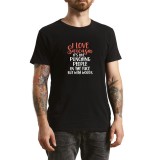 Tricou Barbati, ironie de purtat zilnic, negru, marime M