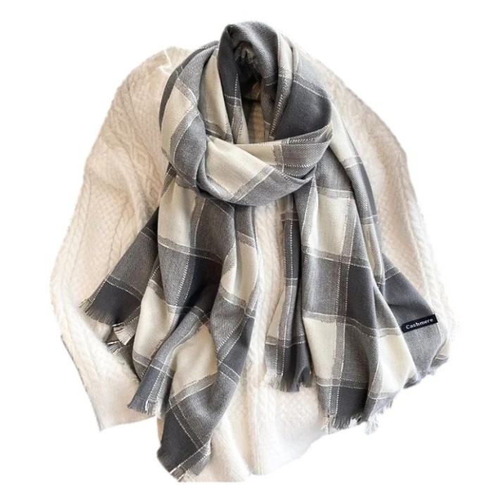 Esarfa calduroasa casual gri